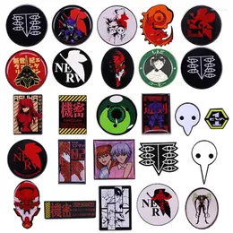 Broschen Cartoons Evangelion Berserk Anime Mecha Hart Emaille Pin Badges Brosche in den Roboter Shinji für Juweliergeschenkzubehör