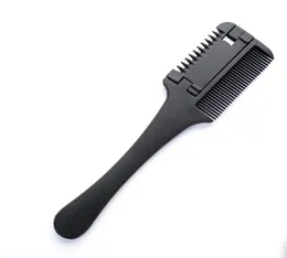 Professional Hair Razor Comb Black Handle Shaving Cutting Thinning Comb Tool7591514
