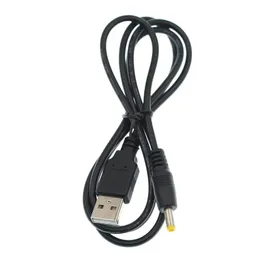 1pc 1M USB Male To 4.0 X 1.7mm Cable DC 5V 1A 4.0/1.7 Male USB Power Charge Cable for Sony PSP