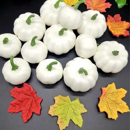 Flores decorativas misturadas de baixa manutenção de Halloween Artificial Pumpkin Foam Wide Application Indoor ou Outdoor, como mostrado