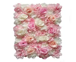 40x60cm Customized Colors Silk Rose Flower Wall Wedding Decoration Backdrop Artificial Flower Flower Wall Romantic Wedding Decor4360726