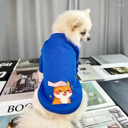 Vestuário para cães Cat/desenho animado de cachorro Capuz impresso Pet Clothing
