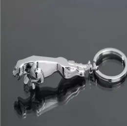 New Jaguar Key Ring Chain New 3D Keychains Alloy Animal Keychain2398930
