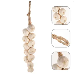 Decorative Flowers Artificiales Para Fake Onion Ornament Lifelike Garlic Halloween Party Props Vegetables Decorations