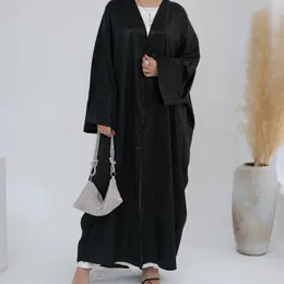 女性のためのエスニック服ドバイアバヤイスラム教徒の特大のドレスeid djellaba jalabiya yamono cardigan turkey kaftan saudiアラビアローブマロカイン