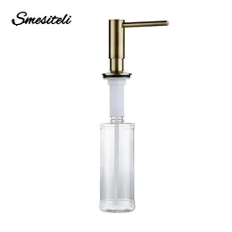 Soap Dispenser Kitchen Bathroom Built In Solid Brass Smesiteli Design Easy Installation - Well and Sturdy 240419