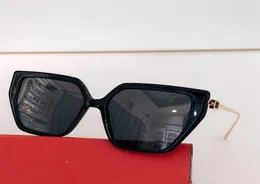 Trend mody kobiety okulary przeciwsłoneczne 40012 Klasyczne szklanki tarczy retro elegancka prosta styl najwyższej jakości przeciwzawolet Protecti5879342