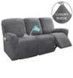 1 2 3 Seater Recliner Kanepe Kapak Elastik Alllinlusive Masaj Slipcover Oturma Odası Süet Lounger Koltuk 2111243755289