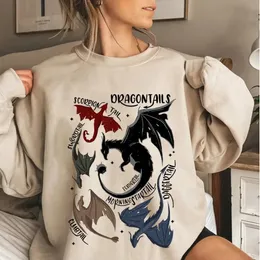 Spazzante Felpa classica e accogliente del Vintage Basgiath War College per uomini Donne Quarta maglione ad ala Top anime 240428