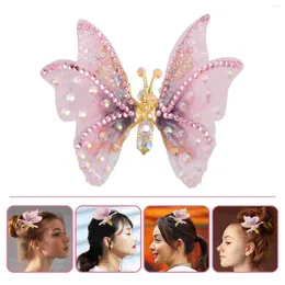 Bandanas Decorative Hair Clip Cute Butterfly Girl For Daily Wear