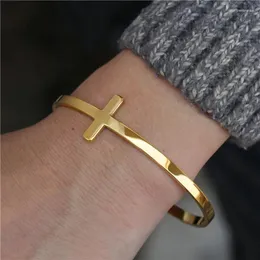 Bangle 5pcs из нержавеющей стали, открывающие браслеты для женщин для женщин, панк -личность открытая манжета просты