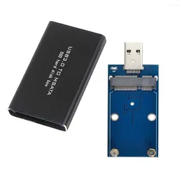 Computer Cables CY Mini PCI-E MSATA To USB 3.0 External SSD PCBA Conveter Adapter Card With Enclosure