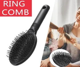 Professional Brush Bristle Comb Massage AntiStatic Dark Brown Color Hair Extension Loop Wig Care PinkBlack19084058