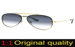 Лучшие дизайнерские дизайнеры Sbrand Unglasses Blaze Aviation Солнцезащитные очки модные бренды солнечные очки UV -защита и кожаный корпус1651850