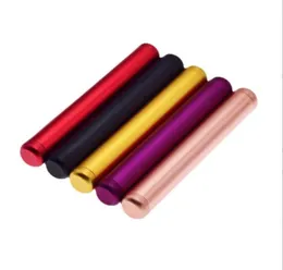 TABACCO Aluminium Doob Tube Stash barattoli a bordo impianto di stoccaggio del cono contenitore per il cono di accumulo da 110 mm scatola per pillola di sigarette in metallo Case7296176