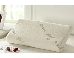 Whole High Quality Bamboo Fiber Pillow Slow Rebound Memory Foam Pillow Health Care Memory Foam Pillow Massager Travesseiro Alm9442694