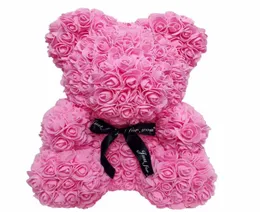 دب Teddy Rose الكبير الكامل مع Box 3D Bear of Roses Flower Gift Histrical Gift Valentines Day Gift 491 R29868604