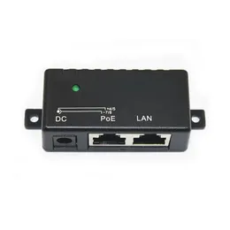 Ny Gigabit Passive Poe Injector/ Poe Splitter RJ45 1000Mbps Datahastighet med 2,1x5,5 mm DC -kontakt för IP -kamera VoIP -telefoner för VoIP -telefoner