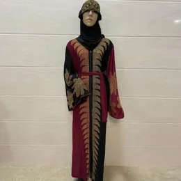 Abbigliamento etnico Abaya musulmano Dubai Turchia islam kaftans abito hijab lungo jalabiya per donne abiti musulman femme caftan marocainstidos