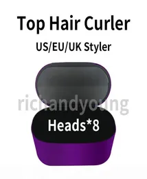 2021 Air completo Rap Multifunction Hair Styling Device Curler Automático Curling Iron 8 Caixa de cabelo Caixa de presente 362kg Gros7933822