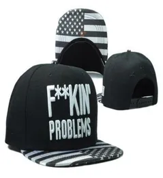Fuckin Problems USA Flag Brim Baseball Hats and Caps Gorras Bones For Men Snapback Sports Hip Pop Pop Top Top Quality7328321