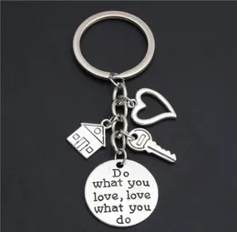 10pcAcceoosry Realtor Keychain Real Housewarming Gift Sold House Keyring With Key Home Owner Jewelry9919894