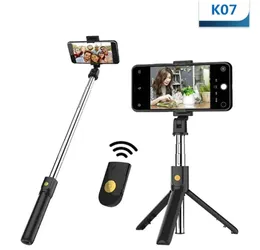 Factory Direct Highend Remote Control Wireless Bluetooth Selfie Stick Mini Stative Extenderable Foldble Monopod för iPhone för SAMS8412235