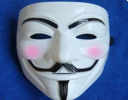 20pcs v Mask for Vendetta Anonymous Movie Movie Movie для взрослых парней маска белый цвет Halloween Cosplay1994435
