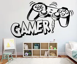 ملصقات الحائط PS4 Gamer Macal for Kids Room Decoration Video Game Sticker Bedroom Art Pray9824347