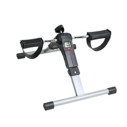 Máquina de exercício de passo bicicleta de pedal dobrável para mini caseiro com equipamento de fitness de resistência ajustável 240416