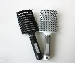 Whole2016 New Antistatic Heat Curved Vent Barber Salon Hair Styling Tool Rows Tine Comb Brush Hairbrush 3796200