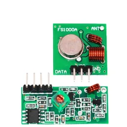 315 433 MHz 315MHz 433MHz RF Kit di collegamento trasmettitore e ricevitore Ferarduino Wireless Control Remote Control Modulo Modulo Tensione Scheda