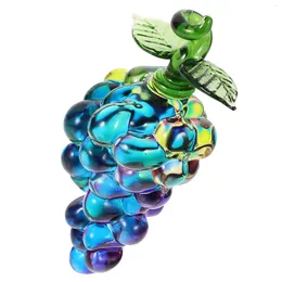 Party Decoration Fruit Ornaments Paperweights Collectibles Table Grape Decor Artificial Figurine Plant Crystal Statue Adornment