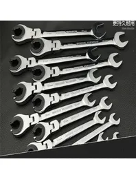 Schlauchschlüssel -Kombinationschmelzschlüssel Ratchet Flexhead Metriköl Flexible Open End -Schraubenschlüssel Werkzeuge Y2003234818171