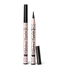 Whole 2016 New Fast Dry Black Waterproof Liquid Eyeliner Pencil Makeup Cosmet Tool Polka Dot EQD5906423394