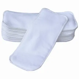 그물 Patpat 10 PCS Threelayer Microfiber Cloth Diaper Inserts 베이비 제품 장착 기저귀 베이비 케어 옷