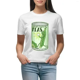 Women's Polos Canned Peas T-shirt Female Oversized Women Clothing