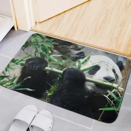 Mattor mattor golvmatta nordisk stil hem dörrormat badrum takmattor mats sovrum panda el dekor alfombra matta djur söt