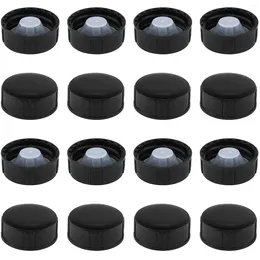 Storage Bottles 1000pcs Phenolic Resin Cover 28mm Black Poly Seal Screw Caps For Daily Chemicals Food Cosmetics