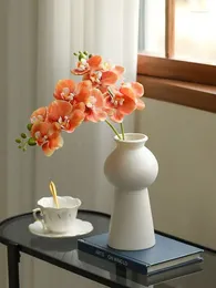 Dekorative Blumen hochwertige taktile Phalaenopsis -Simulation Blume Eins Zweig künstliche Arrangement Ornament Dekoration