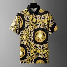 Designer masculino Men's Polo Jacket T-shirt Fashion Silicone Letter Cotton Cotton V-Shirt Masculino T-shirt de alta qualidade de manga curta asiática 3304