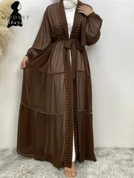 Cardigan Robe Modest Modest Dubai, elegante e elegante, modesto.