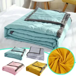 Bedding Sets Ice Blanket For All Season Lightweight Summer Cooler Comforter Rest Sleepers Double Cold Effect Stain Bed Sheets