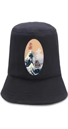 Ponyo Japan Anime Anime Mite Bat Sun Hat Women Men Men Casual Fisherman Caps Fashion Cotton Buckte Hats Шляпы на открытом воздухе рыбалка с широкой Brim8617141