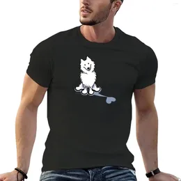 Erkek Polos Samoyed Love Shadow T-Shirt Hızlı kuruyan grafikler için erkekler için pack