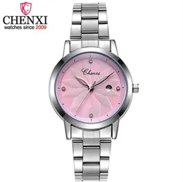 CHENXI New Fashion Calendar Dial Women Quartz Watches Ladies Steel Watchband Wristwatches Women039s Fashion Casual Lovers Gif8493293