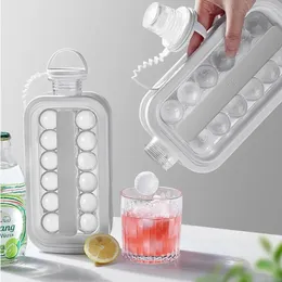 Moldes de cozimento 2 em 1 portátil Silicone Ball Maker Kettle Kettle Creative Mold Kitchen Bar Gadgets Hockey Lattice Fool