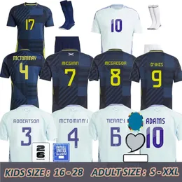 2024 Scotland Soccer Jerseys Home Edição Especial Tierney Dykes Adams Camisa de futebol Christie McGregor McGinn McKenna Men Kit Kit Uniformes