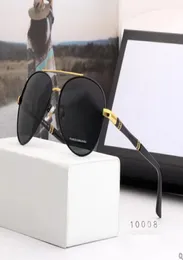 2021 occhiali da sole in metallo rotondo Designer Glasses Gold Flash Glass Lens Pullo di personalità Lowkey Luxuryy You Meritelo AA88863642367