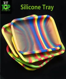 Vassoio di silicio 200mm150mm20mm Colore misto in silicone contenitore piatto di cera in tazza di cera per alimenti in silicone silicone vassoio 3308592